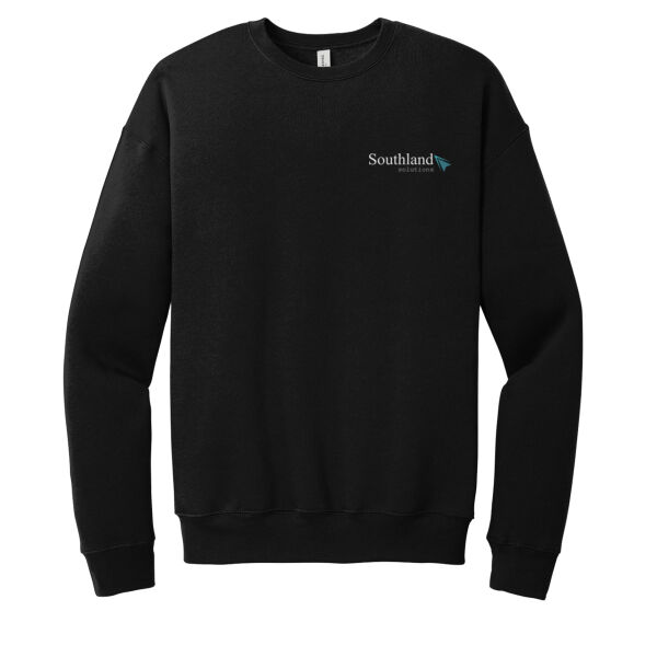 Optional Logo - Unisex Sponge Fleece Drop Shoulder Sweatshirt Thumbnail