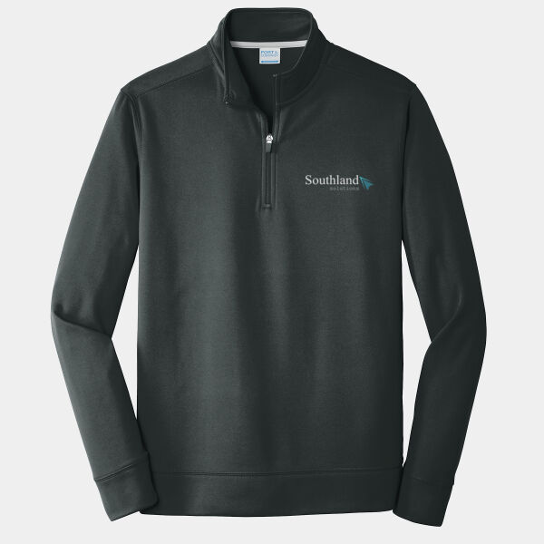 Optional Logo - Performance Fleece 1/4 Zip Pullover Sweatshirt Thumbnail