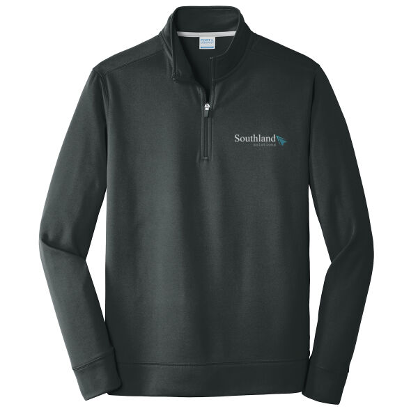 Optional Logo - Performance Fleece 1/4 Zip Pullover Sweatshirt Thumbnail
