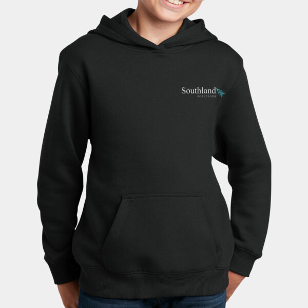 Optional Logo - Youth Pullover Hooded Sweatshirt Thumbnail