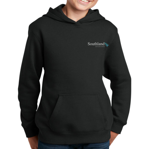 Optional Logo - Youth Pullover Hooded Sweatshirt Thumbnail