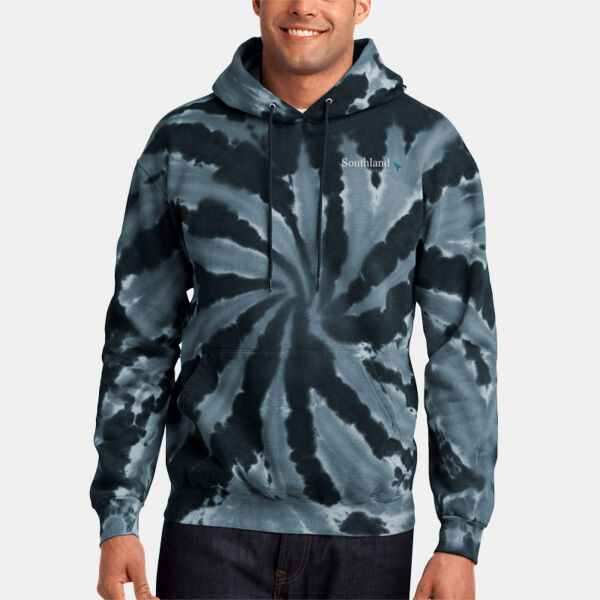 Optional Logo - Tie Dye Pullover Hooded Sweatshirt Thumbnail