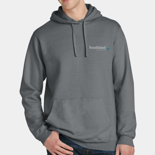 Optional Logo - Beach Wash ® Garment Dyed Pullover Hooded Sweatshirt Thumbnail