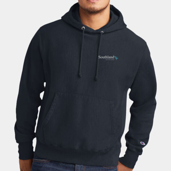 Optional Logo - Reverse Weave ® Garment Dyed Hooded Sweatshirt Thumbnail