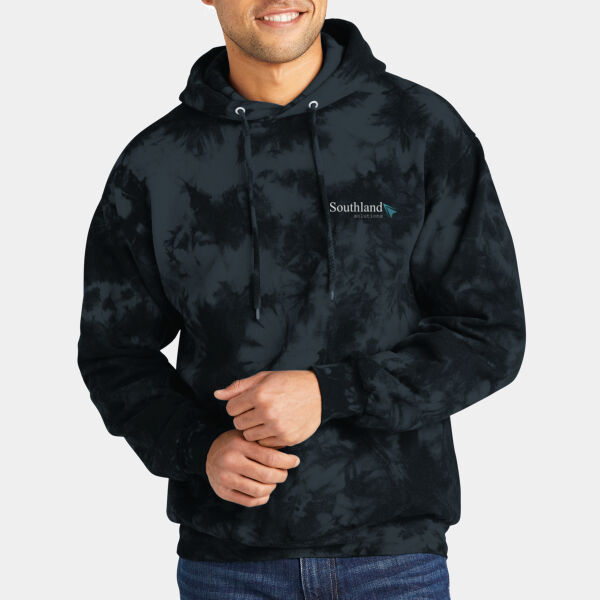 Optional Logo - Crystal Tie Dye Pullover Hoodie Thumbnail