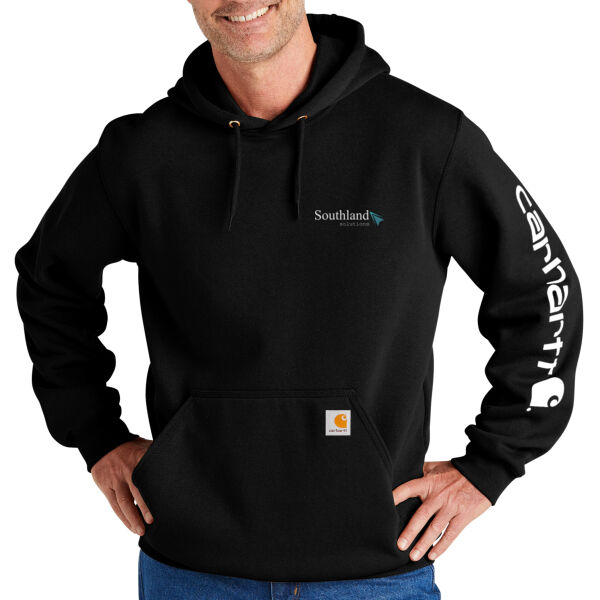 Optional Logo - Midweight Hooded Logo Sweatshirt Thumbnail