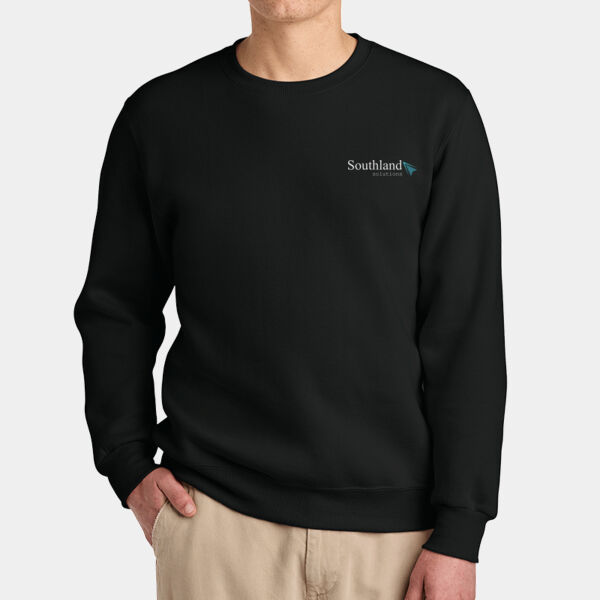 Optional Logo - Eco Premium Blend Crewneck Sweatshirt Thumbnail