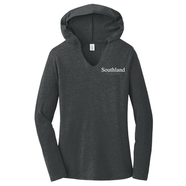Optional Logo - Women's Perfect Tri ® Long Sleeve Hoodie Thumbnail