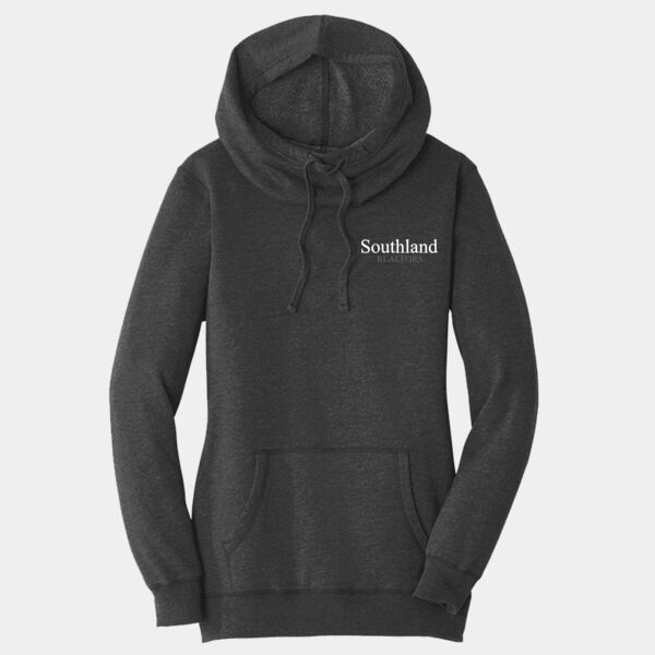 Optional Logo - Women's Lightweight Fleece Hoodie Thumbnail