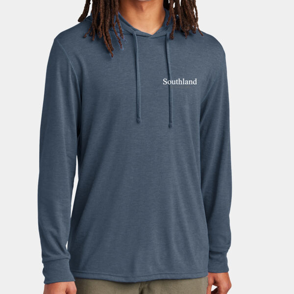 Optional Logo - Unisex Tri Blend Hoodie Tee Thumbnail