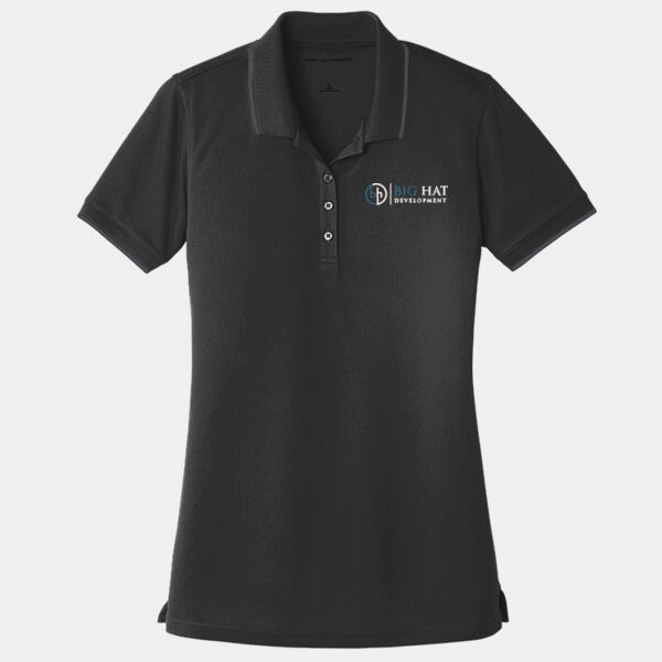 Optional Logo  - Ladies Dry Zone ® UV Micro Mesh Tipped Polo Thumbnail