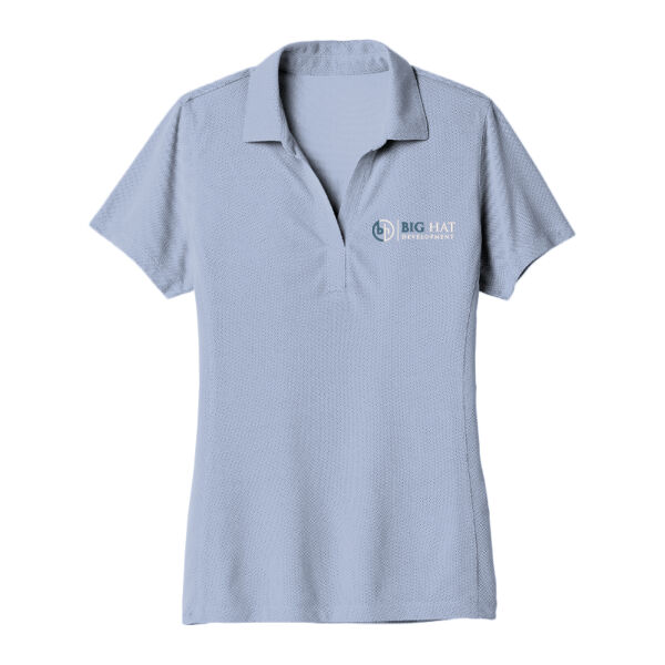 Optional Logo  - Ladies Poly Oxford Pique Polo Thumbnail