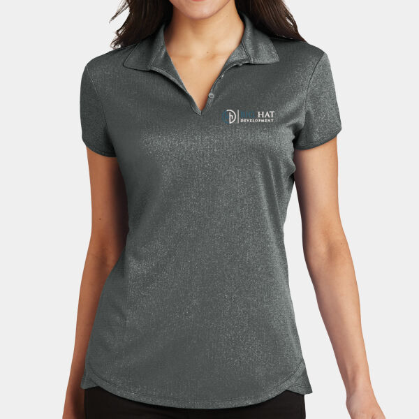 Optional Logo  - Ladies Trace Heather Polo Thumbnail
