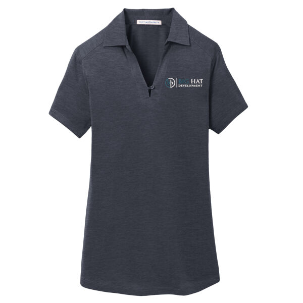 Optional Logo  - Ladies Digi Heather Performance Polo Thumbnail