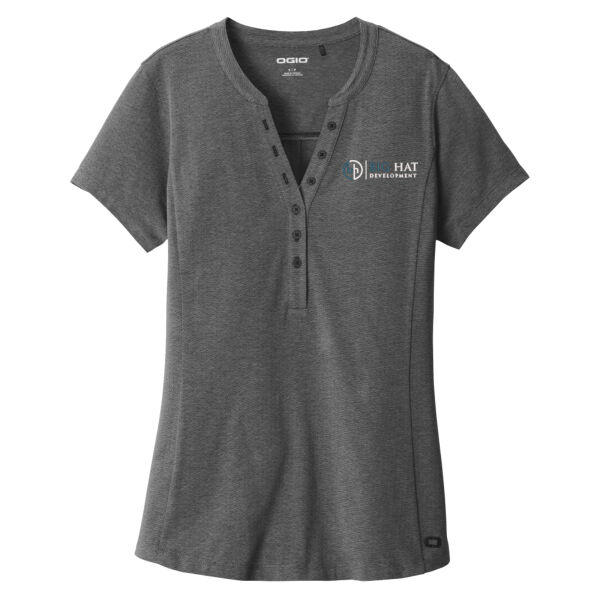 Optional Logo  - Ladies Tread Henley Thumbnail
