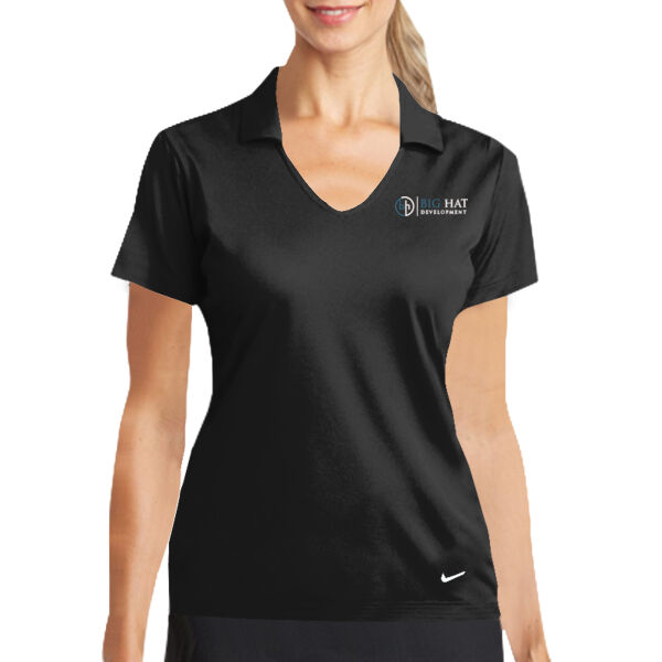 Optional Logo  - Ladies Dri FIT Vertical Mesh Polo Thumbnail
