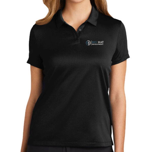 Optional Logo  - Ladies Dry Essential Solid Polo Thumbnail