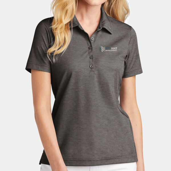Optional Logo  - Ladies Oceanside Heather Polo Thumbnail