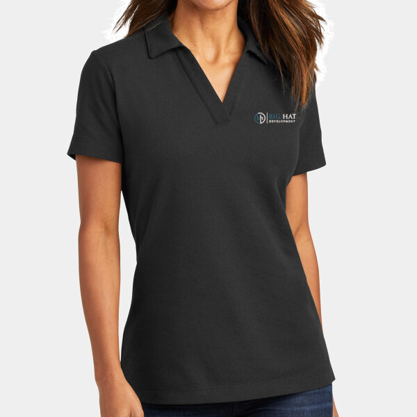 Optional Logo  - Ladies C Free ® Cotton Blend Pique Polo Thumbnail
