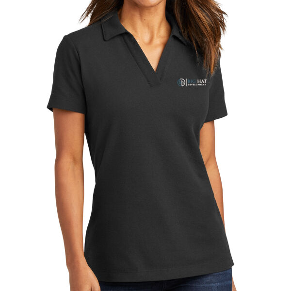Optional Logo  - Ladies C Free ® Cotton Blend Pique Polo Thumbnail
