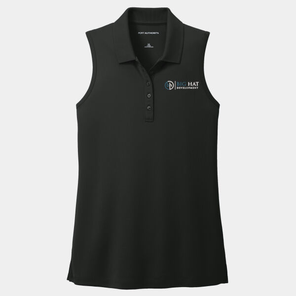 Optional Logo  - Women's Dry Zone ® UV Micro Mesh Sleeveless Polo Thumbnail