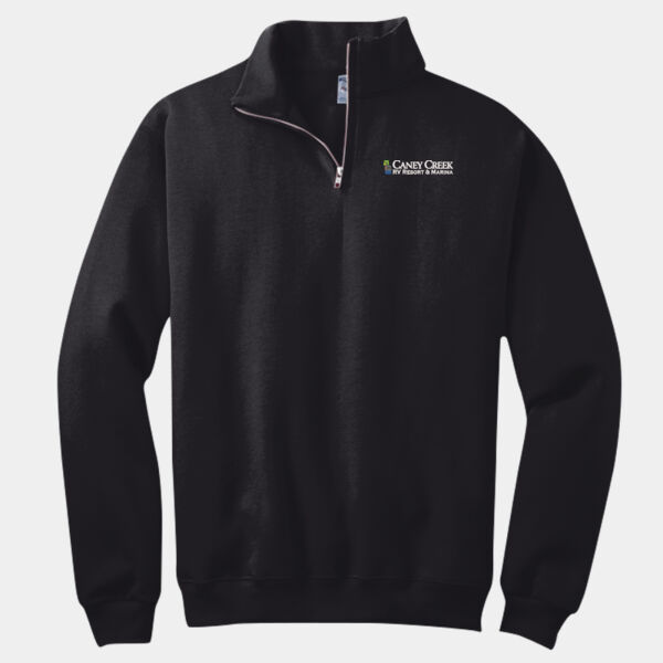Optional Logo - NuBlend ® 1/4 Zip Cadet Collar Sweatshirt Thumbnail