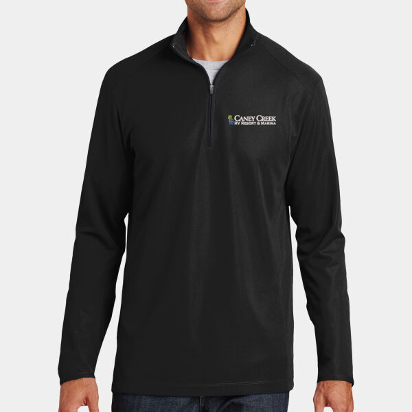 Optional Logo - Pinpoint Mesh 1/2 Zip Thumbnail