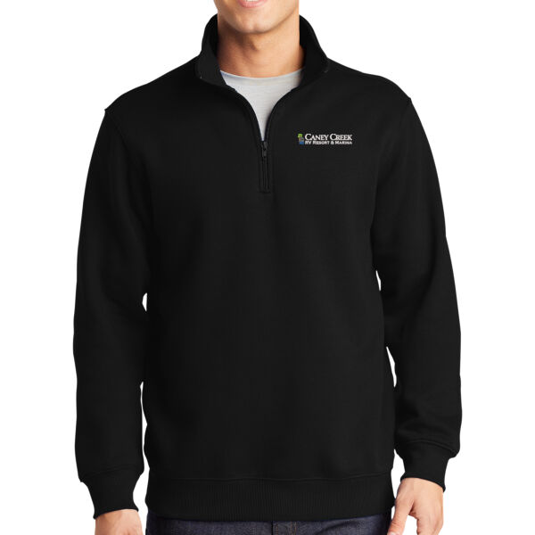 Optional Logo - 1/4 Zip Sweatshirt  Thumbnail