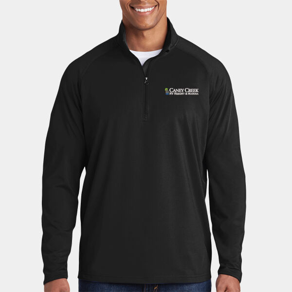 Optional Logo - Sport Wick ® Stretch 1/2 Zip Pullover Thumbnail