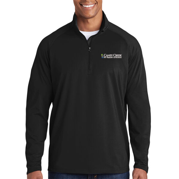 Optional Logo - Sport Wick ® Stretch 1/2 Zip Pullover Thumbnail