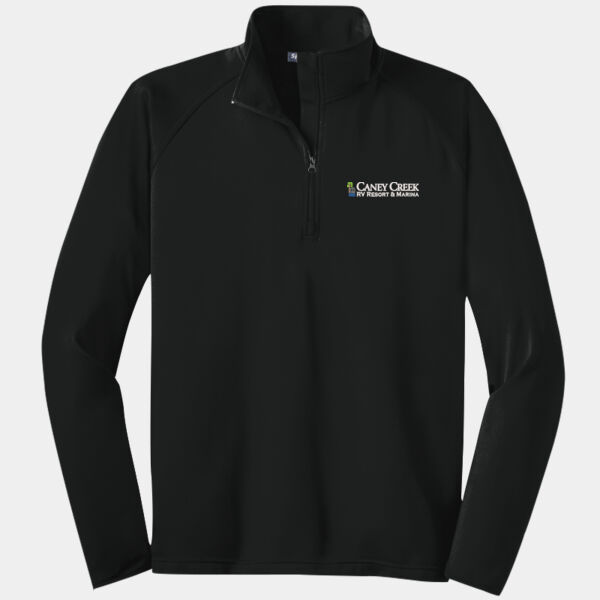 Optional Logo - Tall Sport Wick ® Stretch 1/2 Zip Pullover Thumbnail