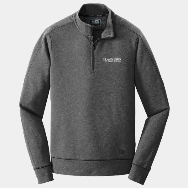 Optional Logo - Tri Blend Fleece 1/4 Zip Pullover Thumbnail