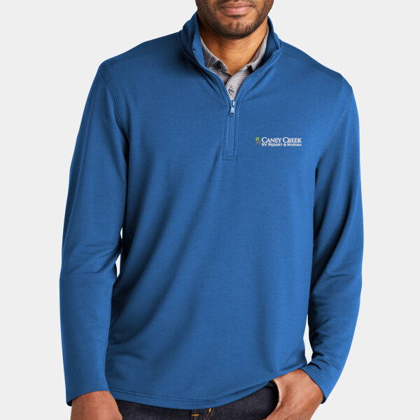 Optional Logo - Microterry 1/4 Zip Pullover Thumbnail