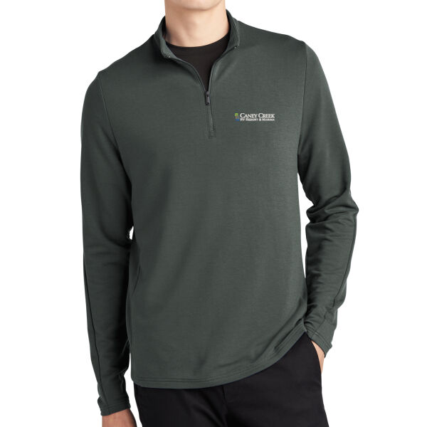 Optional Logo - Stretch 1/4 Zip Pullover Thumbnail