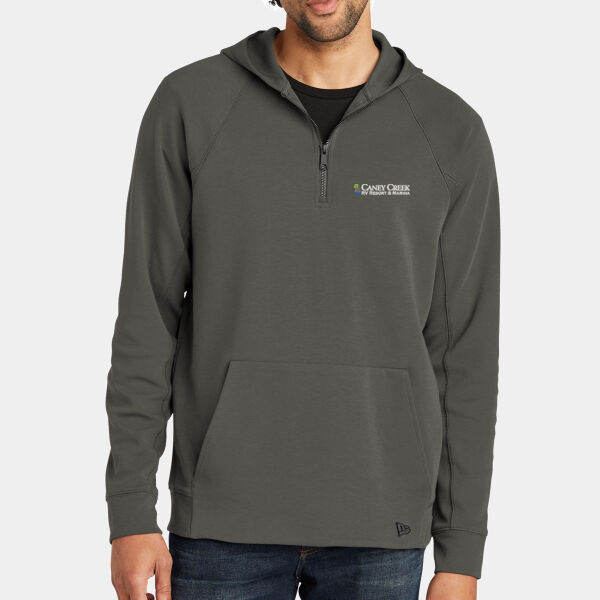 Optional Logo - STS 1/4 Zip Hoodie Thumbnail