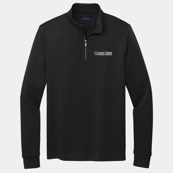 Optional Logo - Double Knit 1/4 Zip Thumbnail