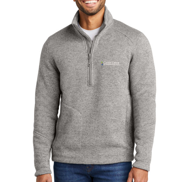 Optional Logo - Arc Sweater Fleece 1/4 Zip Thumbnail