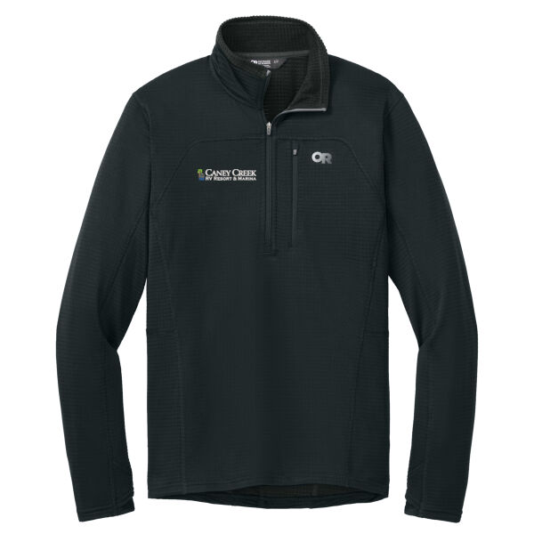 Optional Logo - Tech Grid 1/4 Zip Fleece Thumbnail