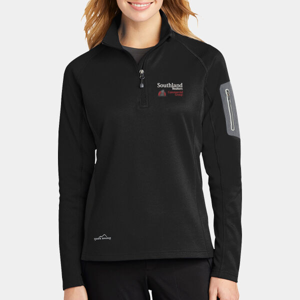 Optional Logo - Ladies 1/2 Zip Performance Fleece Thumbnail