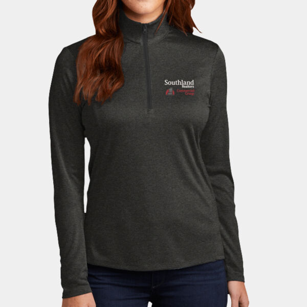 Optional Logo - Ladies Endeavor 1/4 Zip Pullover  Thumbnail