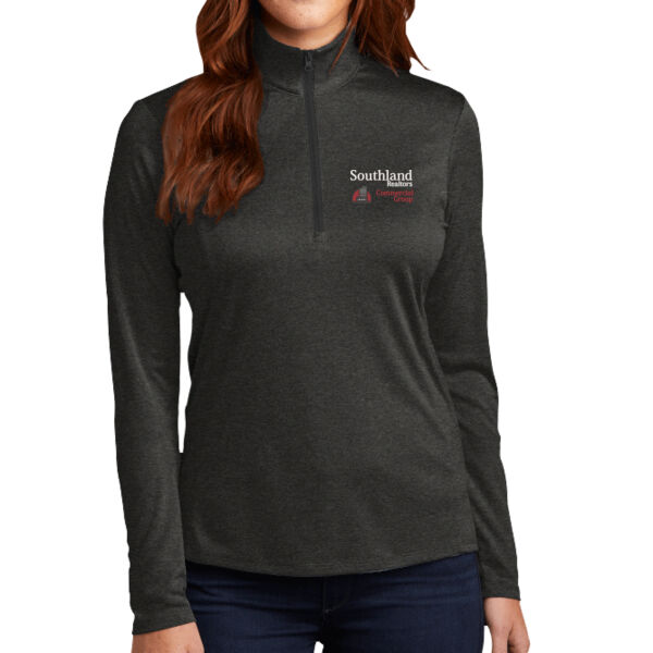 Optional Logo - Ladies Endeavor 1/4 Zip Pullover  Thumbnail