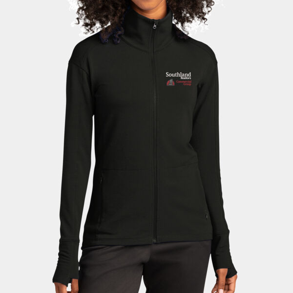 Optional Logo - Ladies Sport Wick ® Flex Fleece Full Zip Thumbnail