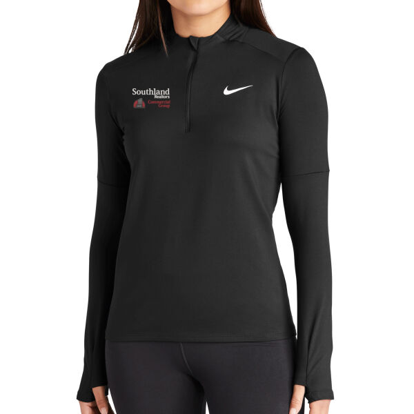 Optional Logo - Ladies Dri FIT Element 1/2 Zip Top Thumbnail