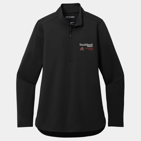 Optional Logo - Women's C Free ® Double Knit 1/4 Zip Thumbnail