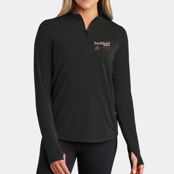 Optional Logo - Women's Motion 1/4 Zip Thumbnail