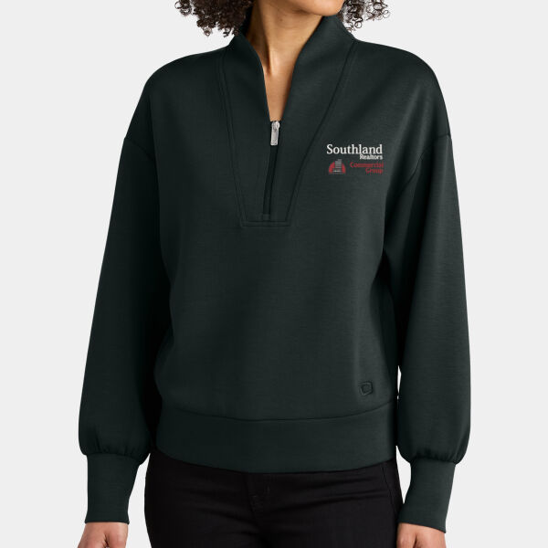 Optional Logo - Women's Transcend 1/4 Zip Thumbnail