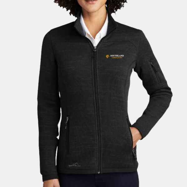 Optional Logo - Ladies Sweater Fleece Full Zip Thumbnail