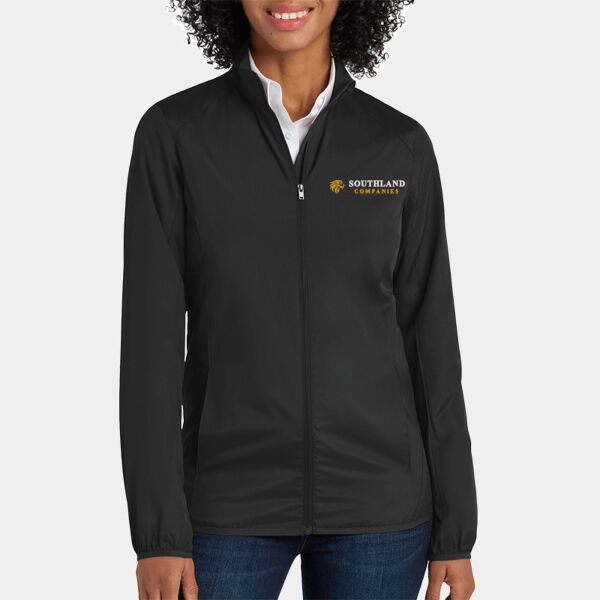 Optional Logo - Ladies Zephyr Full Zip Jacket Thumbnail
