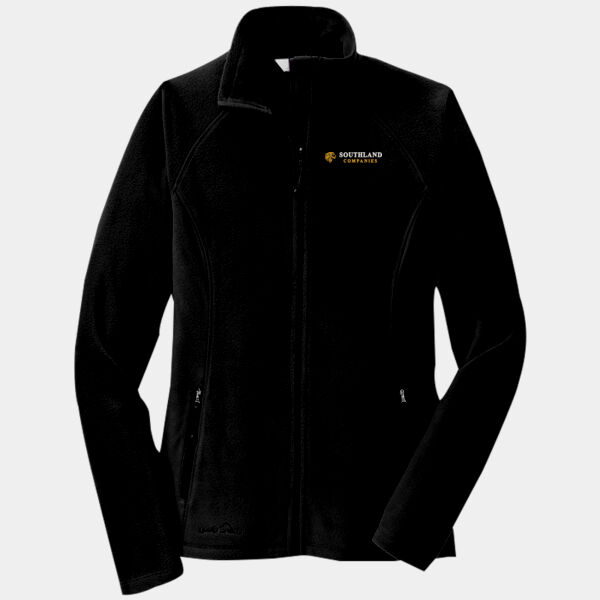 Optional Logo - Ladies Full Zip Microfleece Jacket Thumbnail