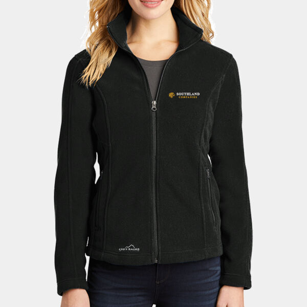Optional Logo - Ladies Full Zip Fleece Jacket Thumbnail
